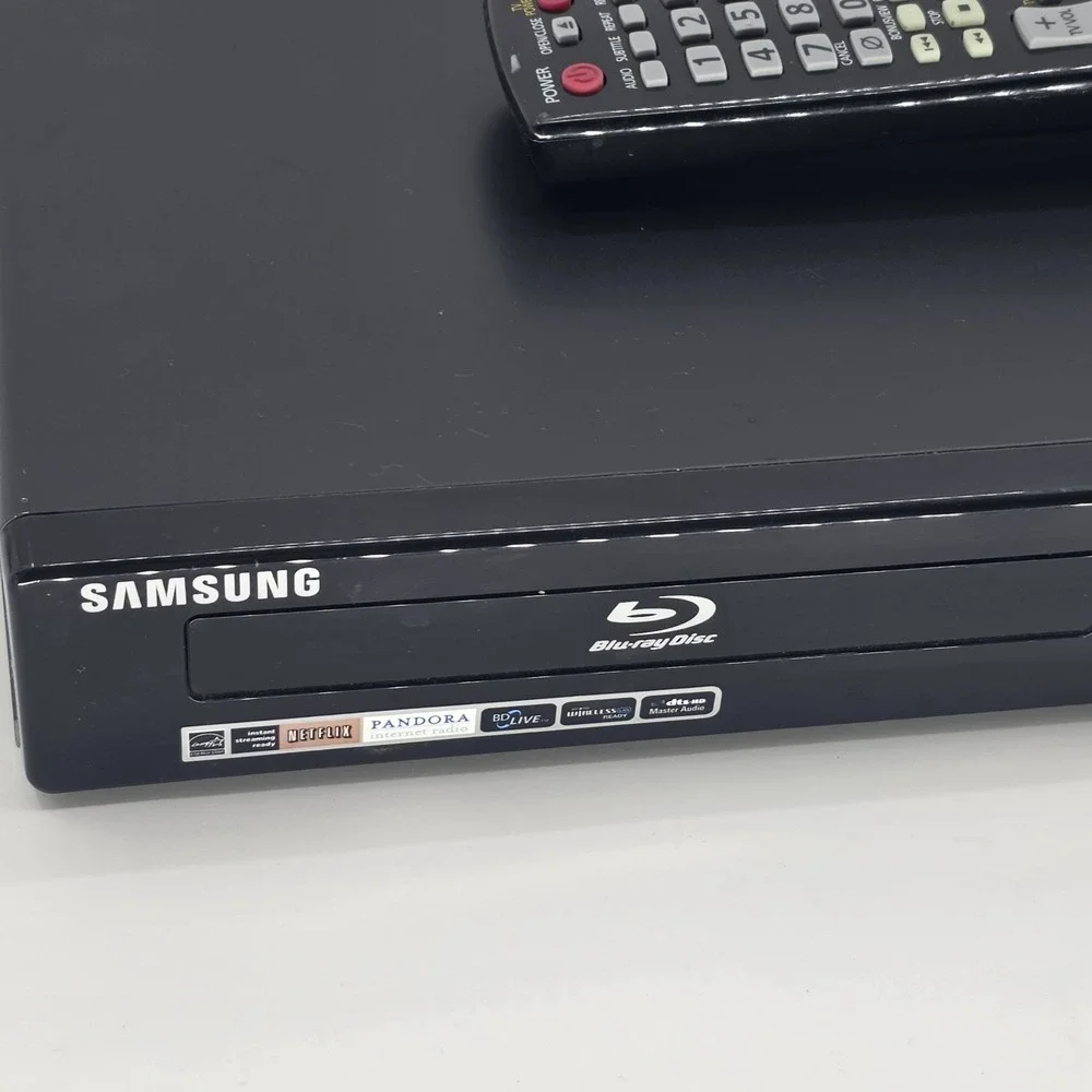 Samsung BD-P1590 Blu-ray Disc Player With Remote & HDMI Cable Tested Works